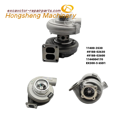 49188-02600 굴착기 히타치 엔진 터보 충전기 Ex300-5 6SD1