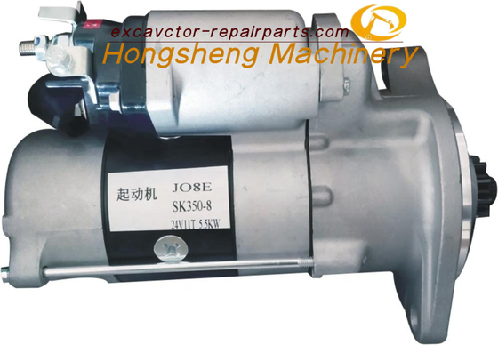 28100-2892AS K350-8 고벨코 시동모터 히노 J08E J05E 엔진 24V 11T 5.5KW