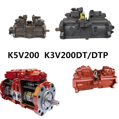 기계류 정비소를 위한 가와사키 K5V200 굴삭기 유압펌프 K3V200DT / DTP